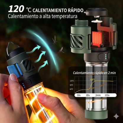 MosquiLight™ - Lámpara Antimosquitos 3 en 1 con Trípode