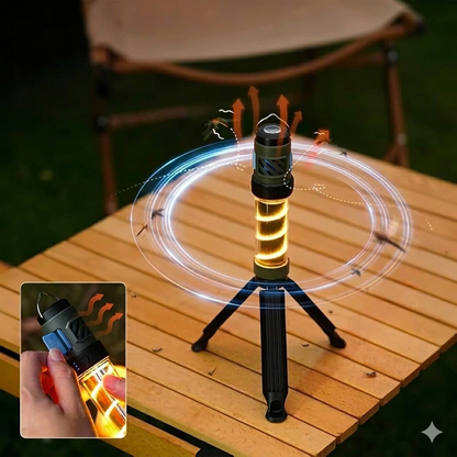 MosquiLight™ - Lámpara Antimosquitos 3 en 1 con Trípode